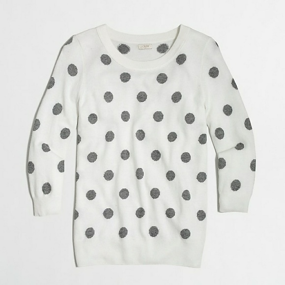 J. Crew Sweaters - J. Crew Charley Sweater in Polka Dot (Large)